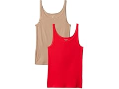 Amazon Essentials Women's Strap Tank Top 2-Pack