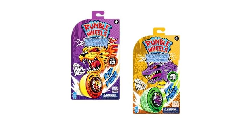 The Cart Rumbles Rumble Wheels Lightning Strikers 2-PK