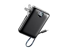 Sucrosey Portable Charger with Built in Cables