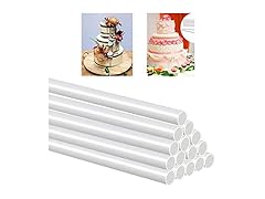  PSGGARY 10 pcs Plastic Cake Dowel Rod