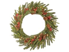 24" 50 LED Dorchester Fir Wreath