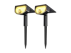 Warm White Motion Sensor Spot Lights