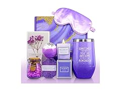 Lavender Spa Gift Basket Set 