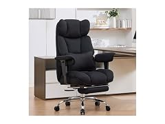 Efomao Big and Tall Office Chair with Footrest