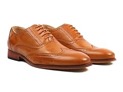 Gino Pheroni Men's Wingtip Brogue Dress Shoes