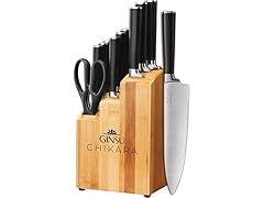 Ginsu Chikara 12pcs Set w Bamboo Block