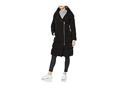 Cole Haan Women's Zip Hooded Quilted Down Coat (XS)