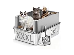 Jotesnew Stainless Steel Litter Box