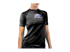 Kanu Surf Women's Alyssa Black Rashguard (M)