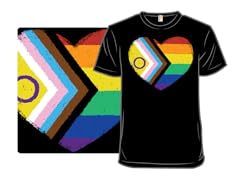 Progress Pride Flag Heart