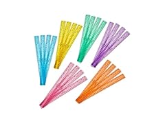 Semiflexible Safe-T Plastic Rulers, 24Pk