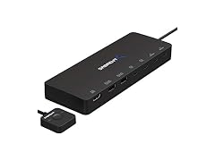 SABRENT 2-Port USB-C KVM Switch 60W PD