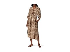 Victor Alfaro Women's Brown Tea Shirtdress (M)