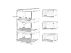 YFXCVSL Clear Storage Bins with Lids