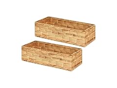 Set of 2 Wicker Storage Baskets
