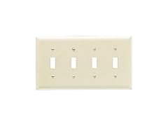 Pass & Seymour Pass and Seymour TP4-I Ivory Plate