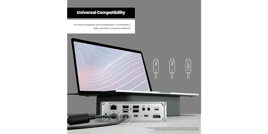 Support Mural Pour CalDigit TS4 Thunderbolt Dock - Fixation Sous Table Ou Mur Mobilefox Fabriqué En Allemagne