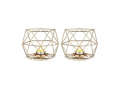Nuptio Tea Light Candle Holders Gold Candle Holder