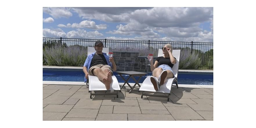 Vivere Coral Springs 3-Piece Lounger Set (2 Colors) only $199.99