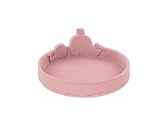 Nuby Animal Friend Silicone Round Plate - Toddler Plate