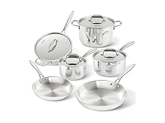 Duxtop Whole-Clad Tri-Ply Stainless Steel Induction Cookware Set, 10PC Set 