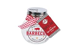 Glass Spice Jar with Recipe - 6 oz. -Red