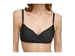 Calvin Klein Women's Swim Top Black (XL)