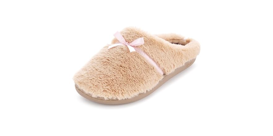 faux fur clog