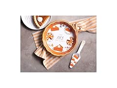 Mud Pie Thanksgiving Thanksgiving Pie Dish Set