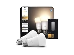 Philips Hue Smart LED A19 Bulb, Warm White 4 Pack