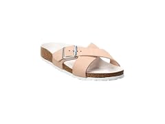 Birkenstock Womens Siena Hex Light Rose Nubuck (38 EU)