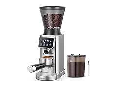 AMZCHEF Conical Burr Coffee Bean Grinder