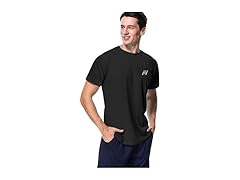 MeetHoo Men's Black Swim Shirt (L)