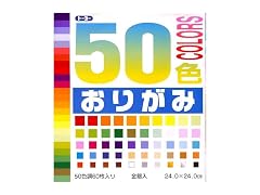 Toyo 50 Colors Origami 9.4in (24cm) 60 Sheets Japan Import