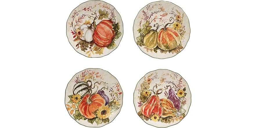 Harvest Morning 16-Piece Ceramic Dinnerware Set