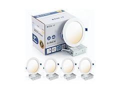 6" Recessed Lights 4 Pack 3000/4000/5000K