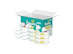 (12 Pk) Pampers Sensitive Baby Wipes, Water Based