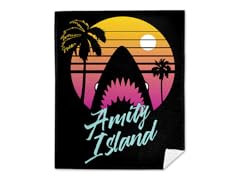 Visit Amity Island Mink Fleece Blanket
