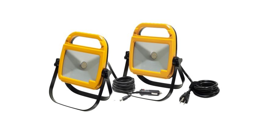 Energetic 2-Pack 12 Volt/AC LED Auto WorkLights