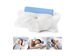 Cervical Pillow with Removable Neck Roll