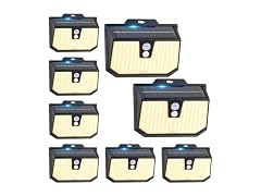 Brightever 8-Pack Solar Motion Sensor Outdoor Lights