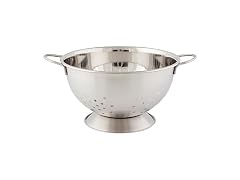 Now Designs Metallic Matte Silver Colander, 2.69 qt