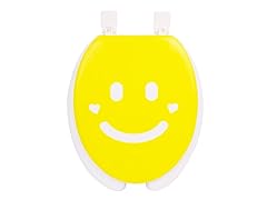 Smile Soft Padded Toilet Seat, Yellow