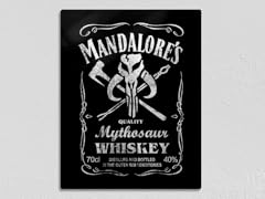 Mandalore's Whiskey 11" x 14" Metal Poster