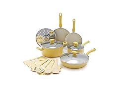GreenLife Ceramic 15 Pc Cookware Set
