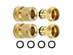 RAINPOINT 3/4 GHT Brass Hose Fittings