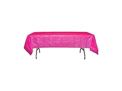 Cerise Plastic Table Cover