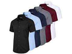 Mens S/S Stretch Dress Shirt