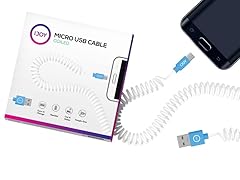 Micro USB 3ft Coiled Cables