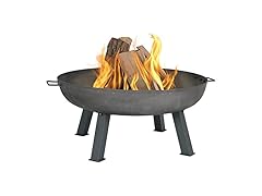 Sunnydaze 34-Inch Cast Iron Heavy-Duty Fire Pit